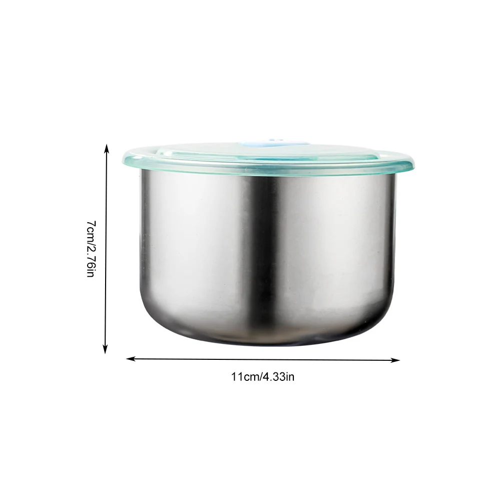 Stainless Steel Food Storage Bowl Food Prep Bowls with Lid Leakproof Nesting Bowls Reusable Meal Container Kitchen Supplies