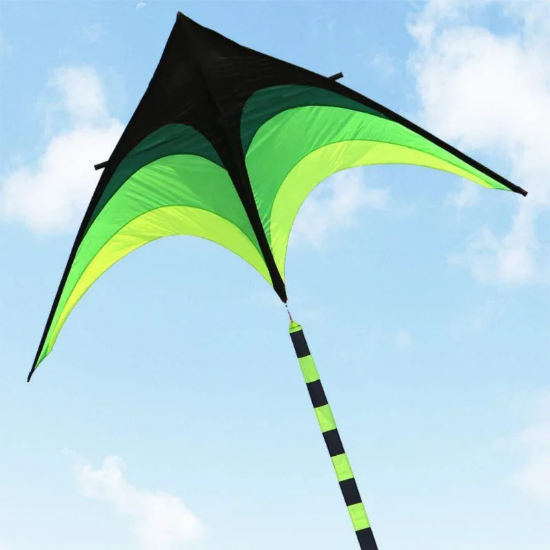 1.6m Large Delta Prairie Kites with 6m Tails Flying Toys For Children Kites Handle Line Outdoor Sports Professional Wind Kites