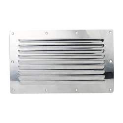 스테인레스 스틸 보트 환기구 커버, L250xW150xT0.8MM, S.S.304 로 제작, 9 개의 환기구