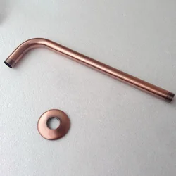 Antique Copper Brass Shower Head Extension Pipe - 12