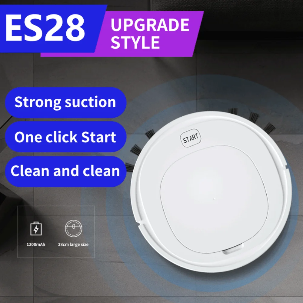 Cleaning Household Appliances Intelligent Sweeping Machine Use Three-in-One USB Charging 5W Cleaning Machine Vacuum Cleaner