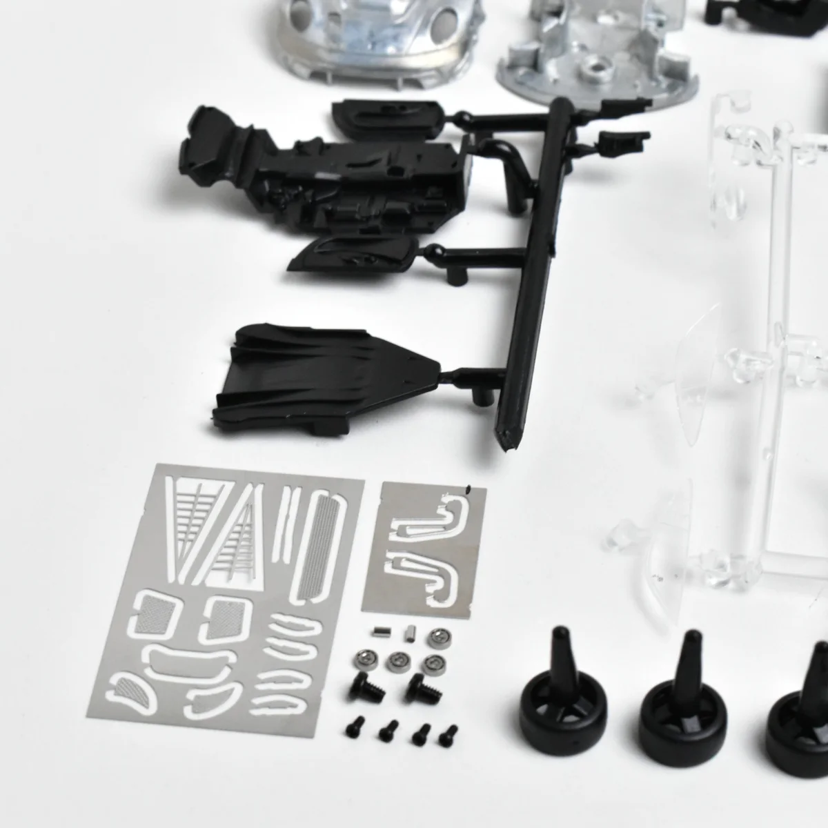 Bausatz 1:64 Geschenktaugliches 911 GT3R Handgefertigtes Druckguss-Modellauto zum Zusammenbauen