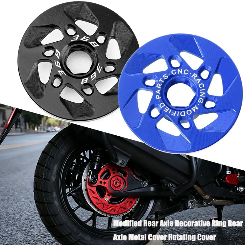 Motorcycle For Zontes 368G 368D 368K 368E 368M Modified Rear Axle Screw Decorative Wheel Large Nut Anti-Rust Protective Cover