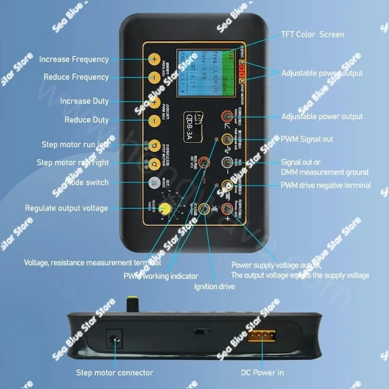 Automobile Ignition Coil Tester Idle Stepping Motor Solenoid Valve Injector Execution