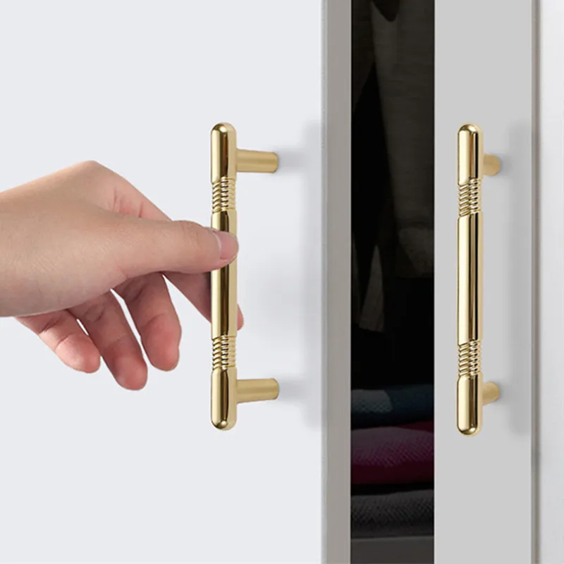 2Pcs Zinc Alloy Furniture Handle Kitchen Cabinet Handles High-quality Desk Drawer Knobs Wardrobe Door Handles Furniture Hardware