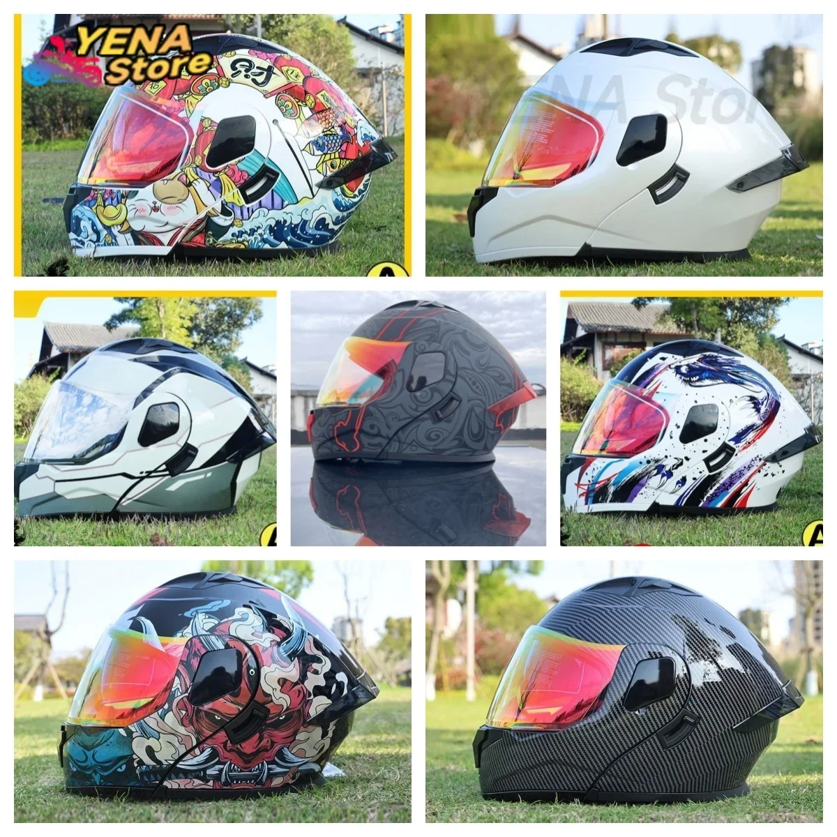 For-ORZ Helmet Parts Helmet Mask Black Transparent Tan Fixed Base Entrance Decorative Accessories Accessories