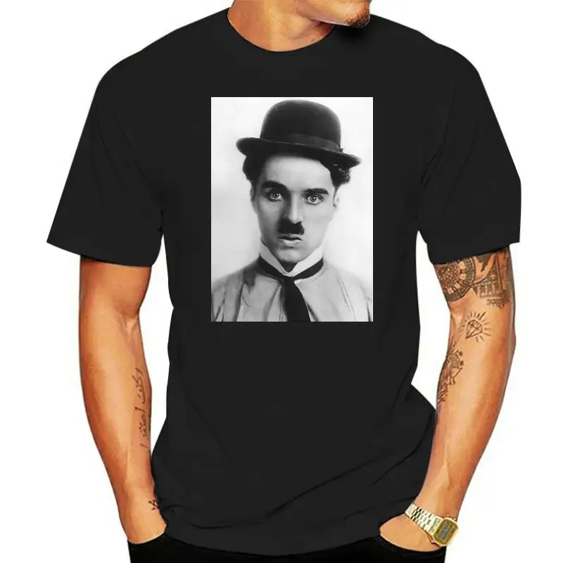 Nuevo Camiseta Fuego Hombre Cara Chaplin Idea Regalo Big Tall Tee Shirt