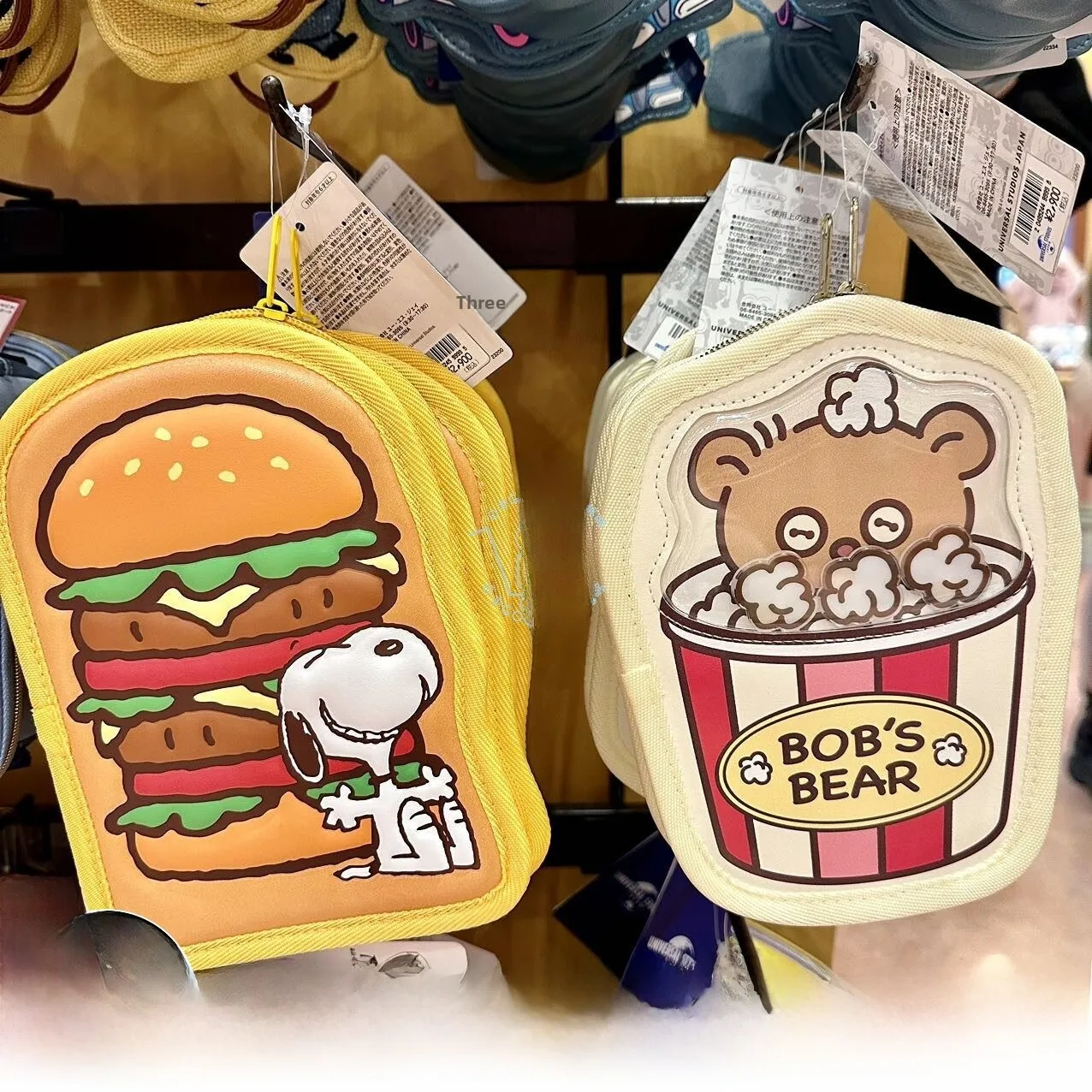 

Kansai Go Usj Passport Storage Bag Tim Bear Cartoon Anime Themed Pouch for Fans And Collectors