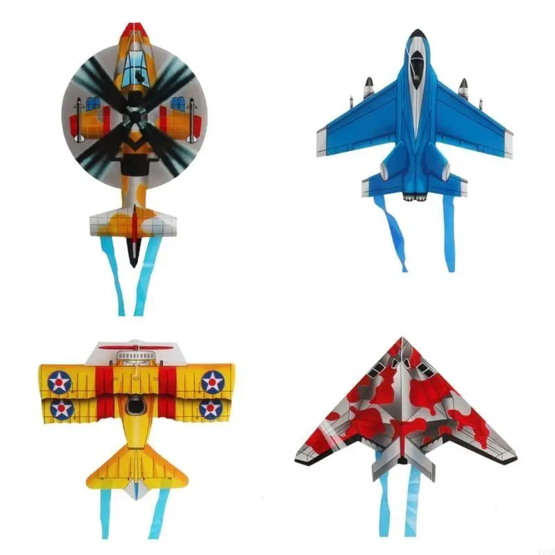 F62D Cartoon Insect Aircraft Mini String String Flying Kites Toy Children Regalo aire libre