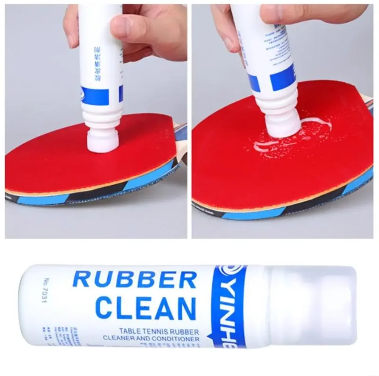 

Профессиональный очиститель резины для настольного тенниса, 75 мл, портативный кондиционер для ухода за летучей мышью для пинг-понга