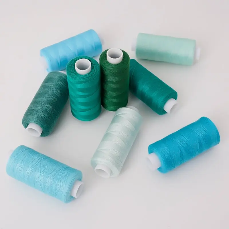 10 Rolls / Set Polyester 402 Sewing Thread For Manual and Mechanical Use, 400 Yards, DIY Sewing, Household Sewing