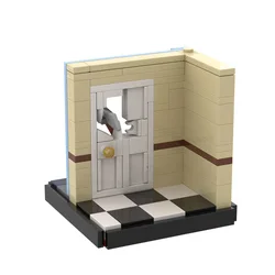 MOC The Shinings Scene Building Blocks Model Wall Horror Game time travel movie Bricks DIY Assembled Toy Halloween Children Gift