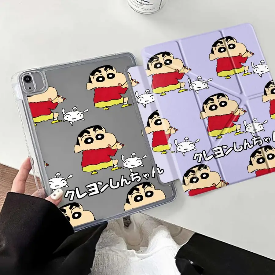 

Tablet Case For iPad Pro 11th 10th 9th 8th 7th 12.9inch Mini 6 7 Air 4 5 M3 M2 1 2 M4 11inch Pro 2025 Y-Fold Holder Cover Crayon