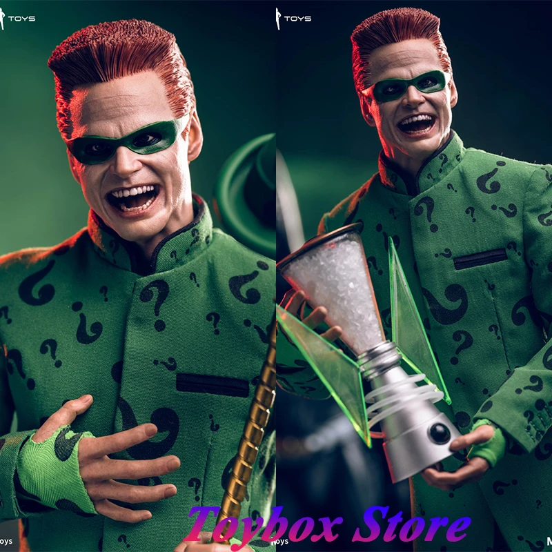 

Mars Toys MAT015 1/6 Scale Riddler Green Action Figure Detective Comics Series Villain Mini 12" Full Set Model Fans Best Gift