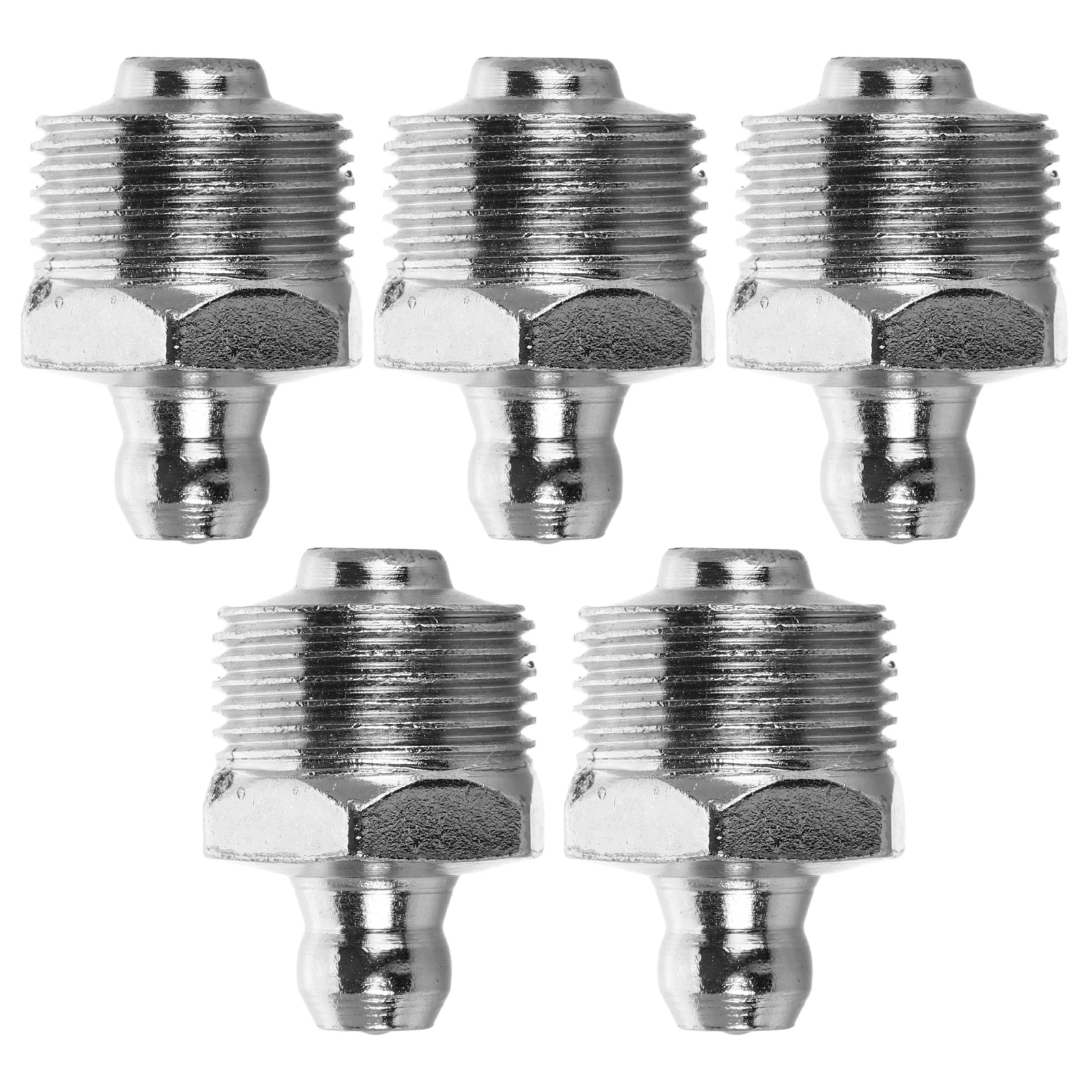 

5pcs Stainless Grease Nozzle Tips Replacement Sprayer Coupler Replacement Grease Tips Oil Injection Equipment Hose Fittings