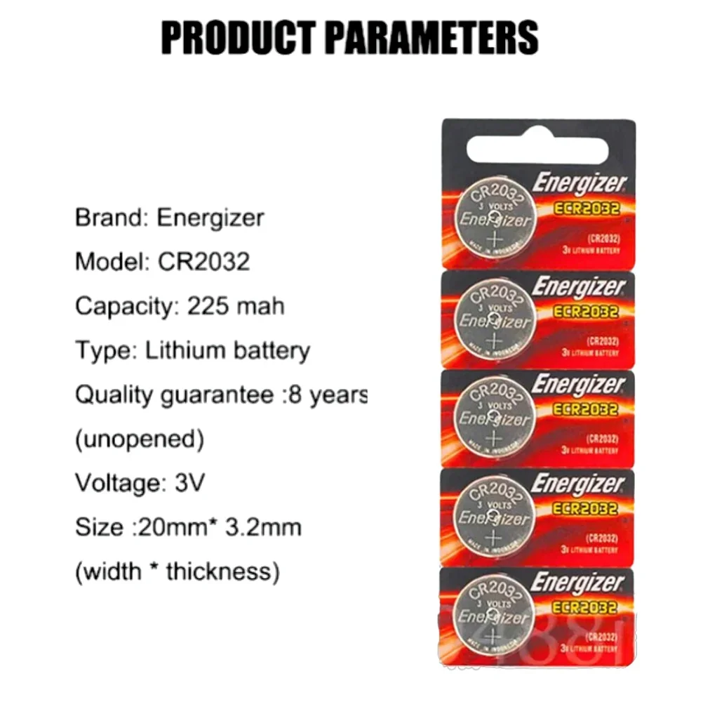 100% oryginalna bateria CR2032 3v cr 2032 DL2032 BR2032 5004LC bateria litowa z ogniwami guzikowymi 2032 do baterii do zegarków i zabawek