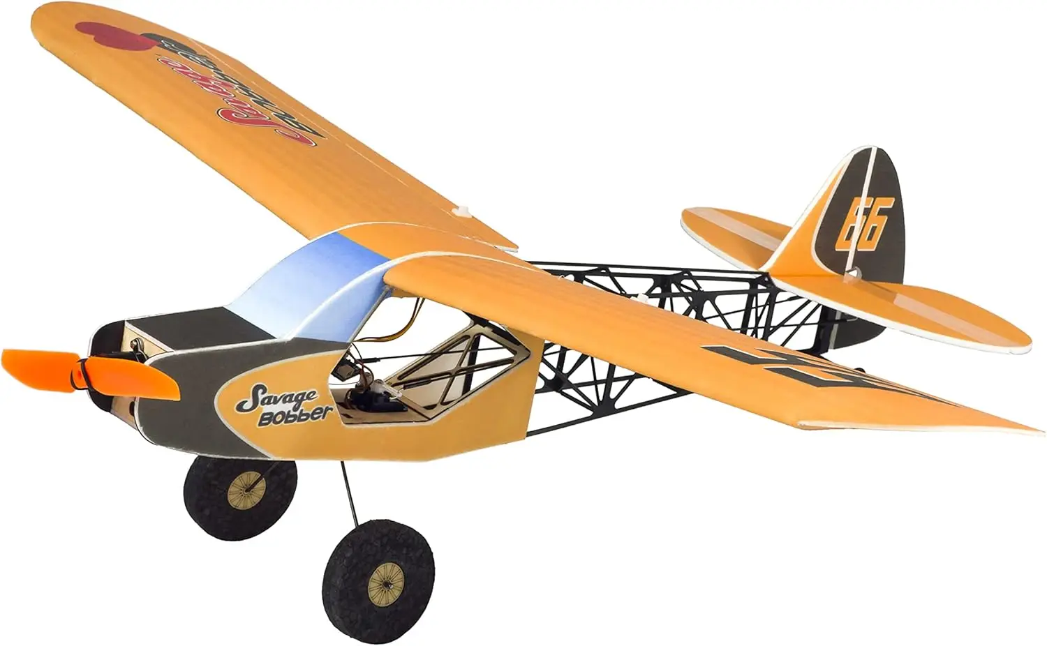 E32 Savage Bobber Slow Flyer 600mm Wingspan Durable PP Foam RC Plane Kit for Adults DIY Fixed Wing Model Airplane