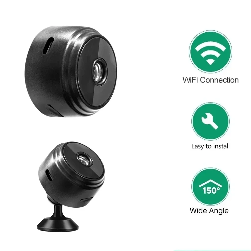 

Мини-камера A9 WiFi 1080P HD, беспроводная камера видеонаблюдения с ночным видением, домашняя камера безопасности, Smart Life