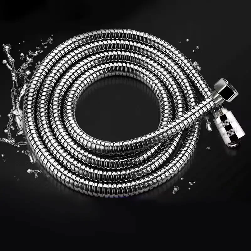 Stainless Steel Shower Hoses Universal Woven Shower Water Heater Outlet Pipe Bathroom Explosion proof Pipe Connection Pipe