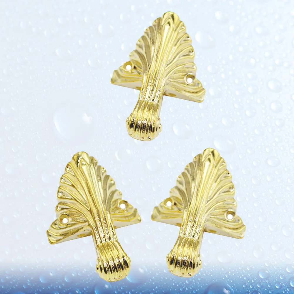 

Gold Zinc Alloy Furniture Legs Feet Pads for Vintage Style Sofa Couch Armchair Ottoman TV Stand Nightstand Decorative