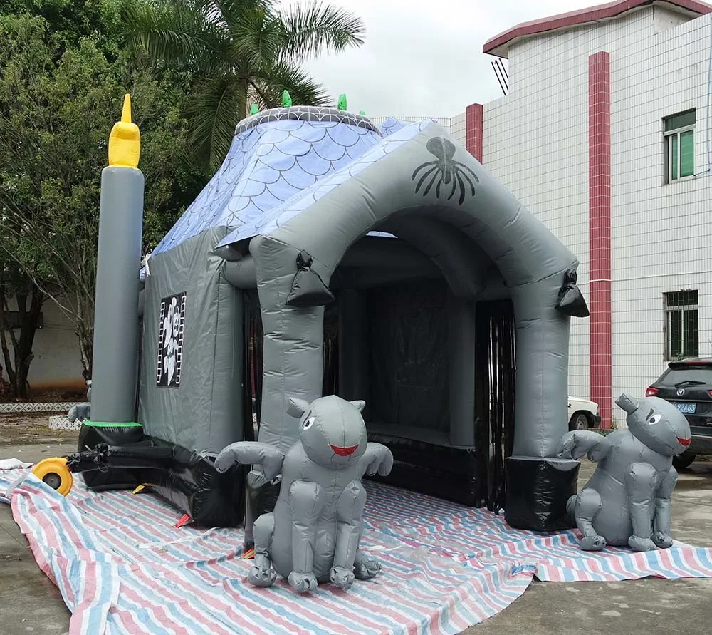 Halloween Inflatable Haunted Bounce House for Sale
