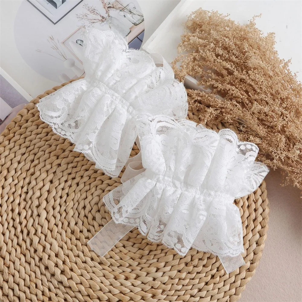 Fashion Victorian Lace Jabot Collar Detachable Solid Color Fake Collar Ralph Collar Stage Performance Costume Accessory - Detail 1