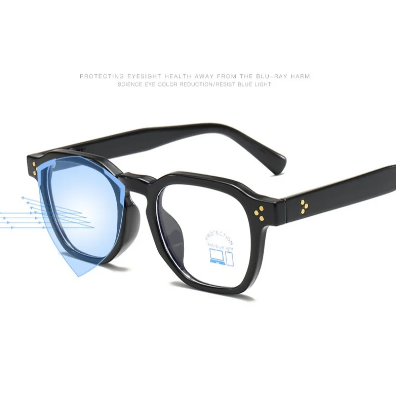 النظارات الطبية رجل نمط عدسات الضوء الأزرق لقصر النظر النظارات النسائية لقصر النظر نظارات للنساء #6