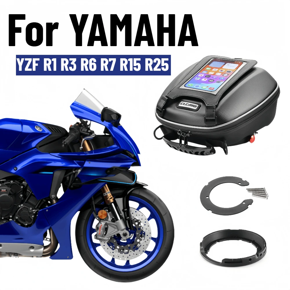 Tank Bag For Yamaha Tracer 700 MT07 MT10 MT15 MT25 TRACER MT10/SP Fazer R6 R7 R1 R25 R15 V4 Quick Lock Luggage Top Case Backpack