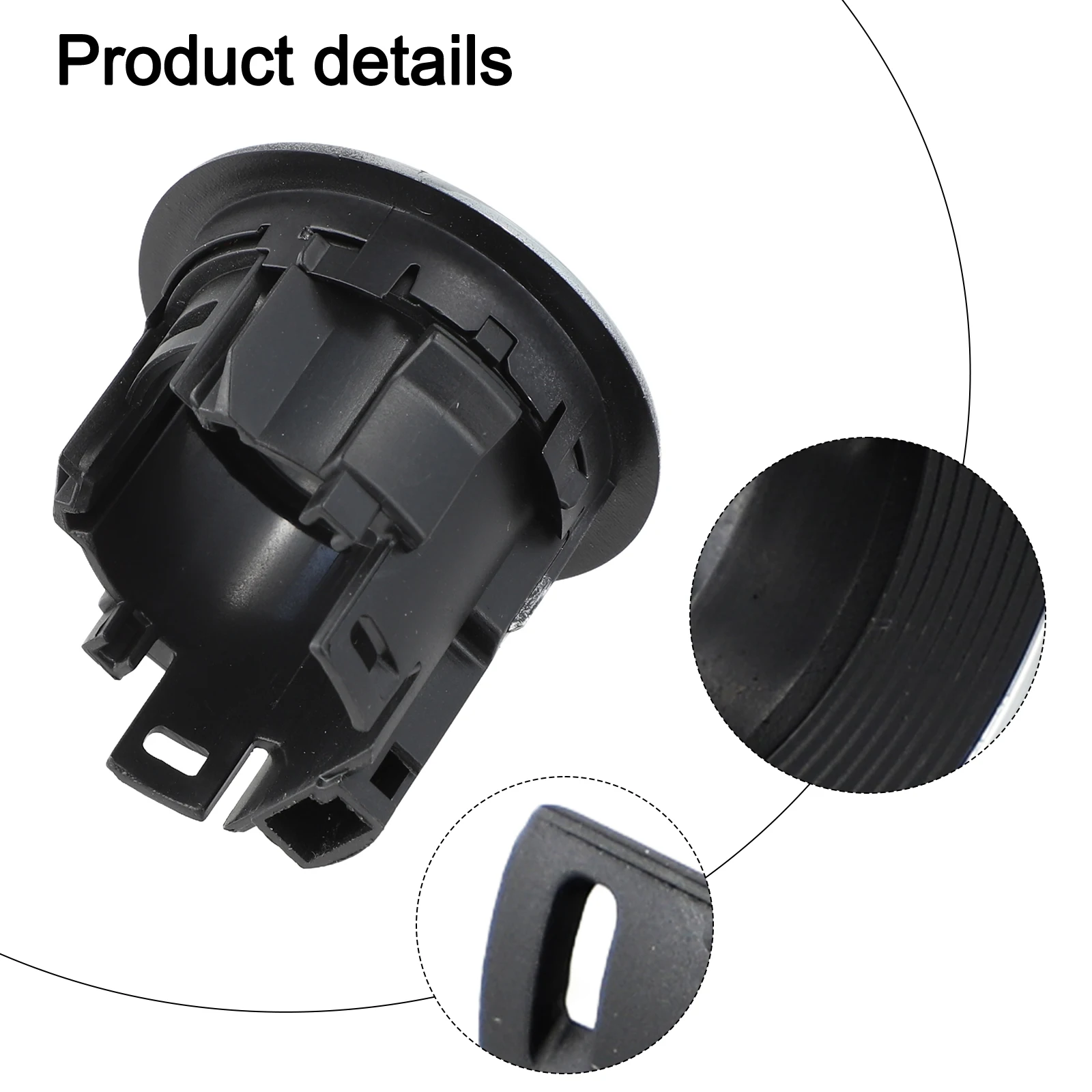 

Replacement Part Engine Ignition Start Stop Switch Button Ring Compatible with Select For Nissan Vehicles Made of Plastic