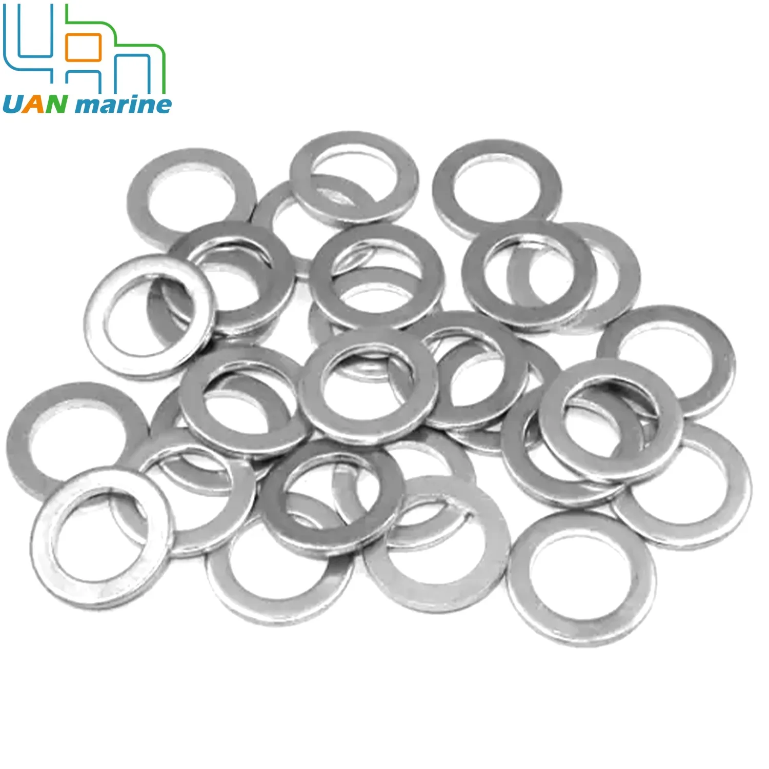 6 Pcs 90430-14M09-00 Oil Drain Plug Gasket 20 mm for Yamaha 100 115 150  HP Outboard Engine F100 F115 F150 F15 90430-14228 image 4