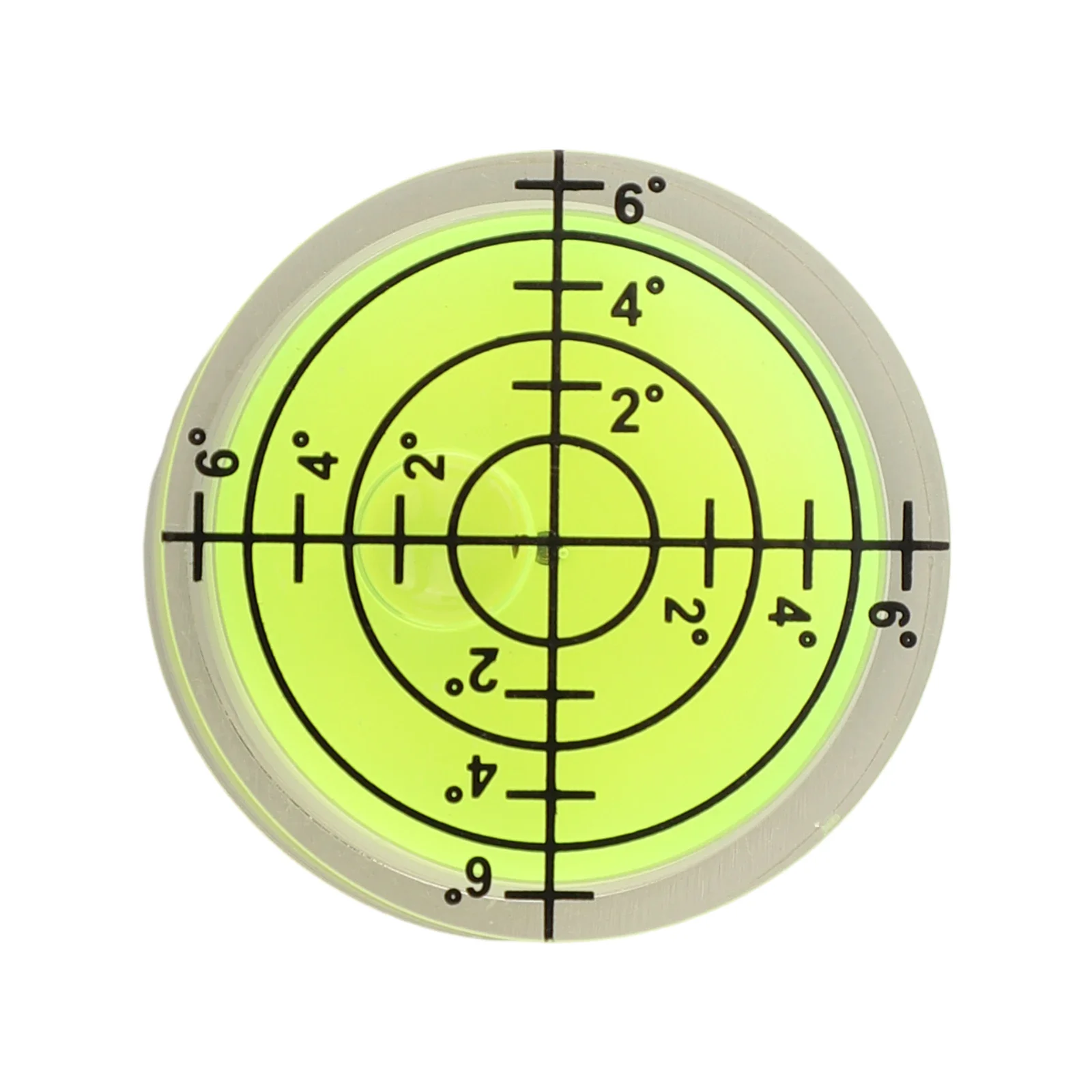 Nivel de burbuja de 32mm, nivel de marcado de grados para nivel de burbuja de espíritu, medidor de medición Circular redondo, 2 uds.