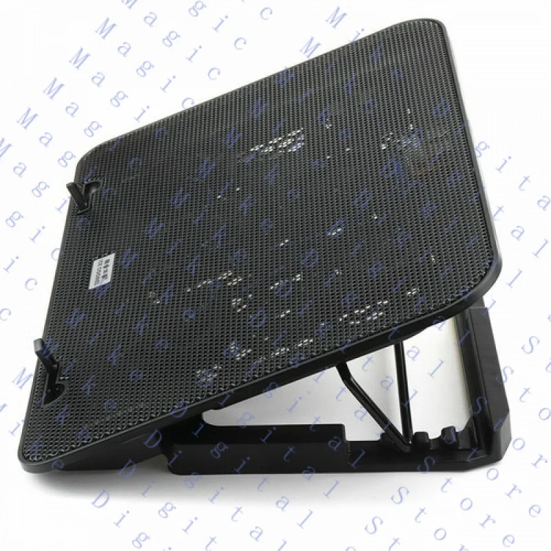 

H 6 Fans USB Cooler Cooling Pad Stand LED Light Radiator for Laptop PC Notebook