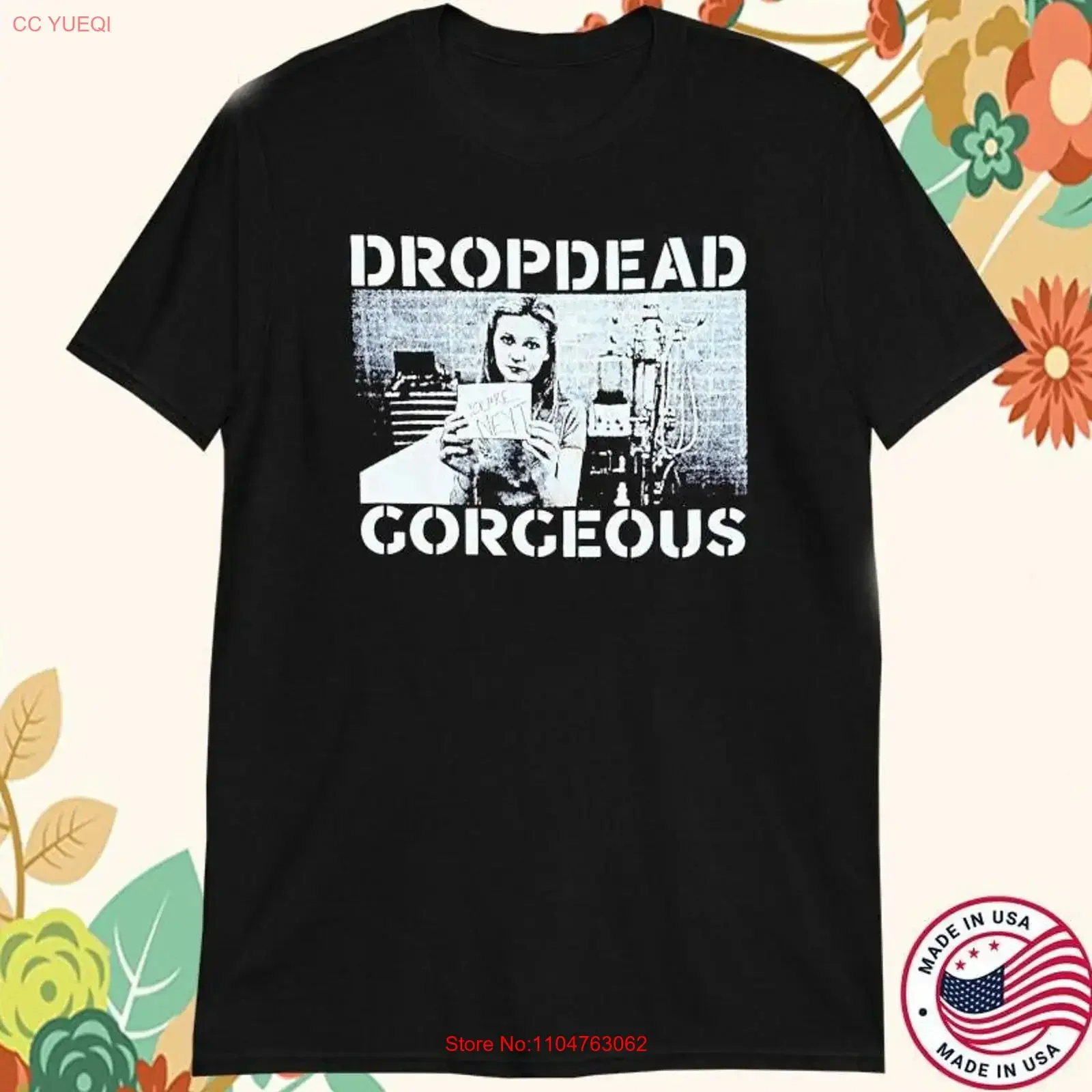 Camiseta Dropdead Gorgeous You're Next tamanho S 5XL vintage lavada, elegante e moderna para uso diário, unissex, com estampa gráfica, macia.