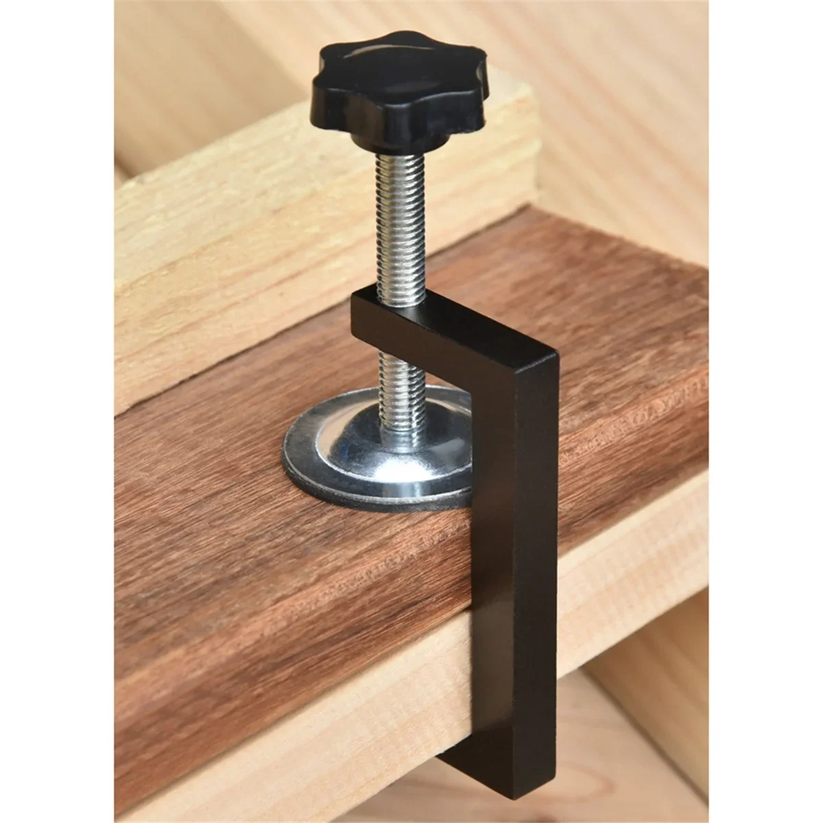 A06K 4pc G Clamps for Woodworking,C-Clamp for Wood Plastic Cutting Drilling Reversed for Workpiece Fixing Hand Tool Parts
