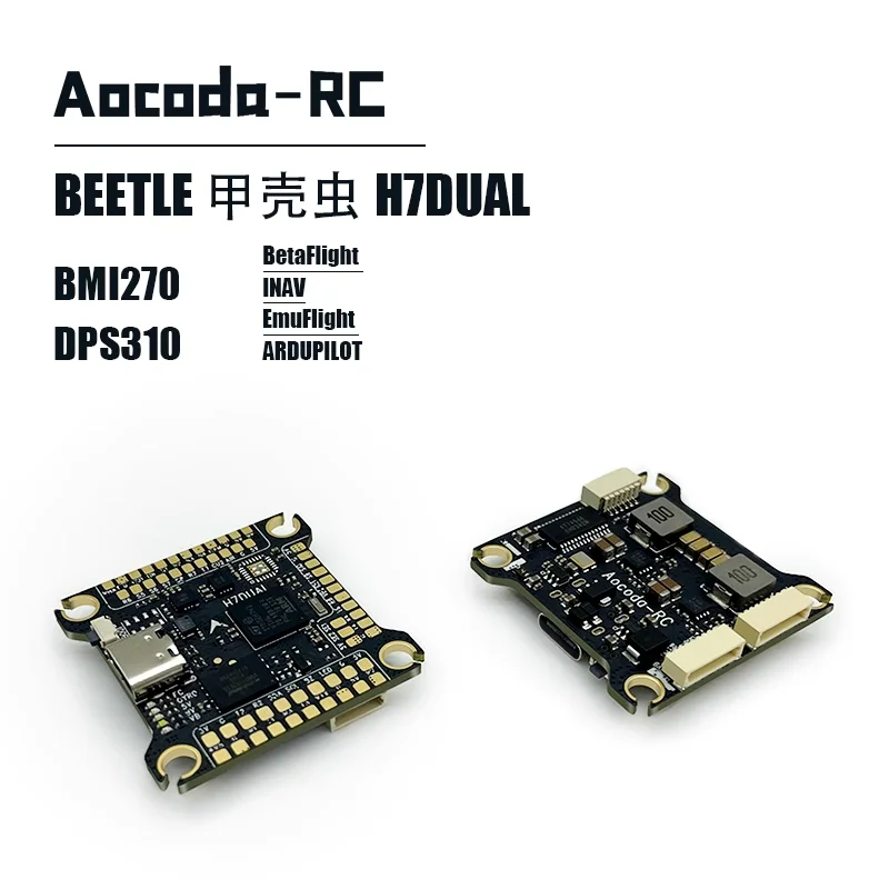 Aocoda-RC H743 Flight Control 3-6S BMI 270X2 Barometer OSD X8 DJI 30.5MM