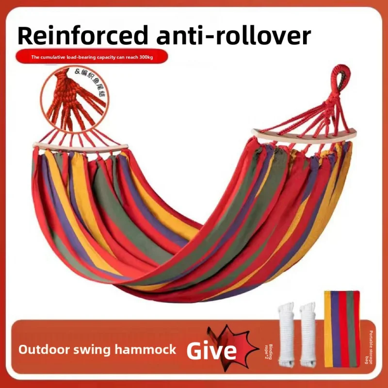 Outdoor Hammock, Anti-Tip, Portable for Outdoor Camping, Suitable for Home Use, for Adults and Children to Take Naps Outdoors, N