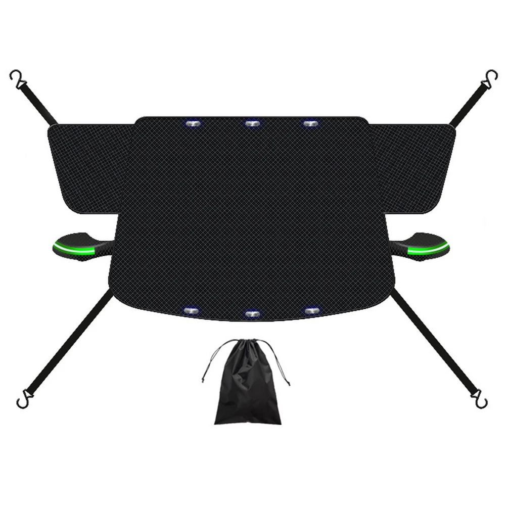 

Weather Shield Car Windscreen Cover Ice Frost Shield Green Scratch Resistant Waterproof Oxford Fabric Year-Round Protection