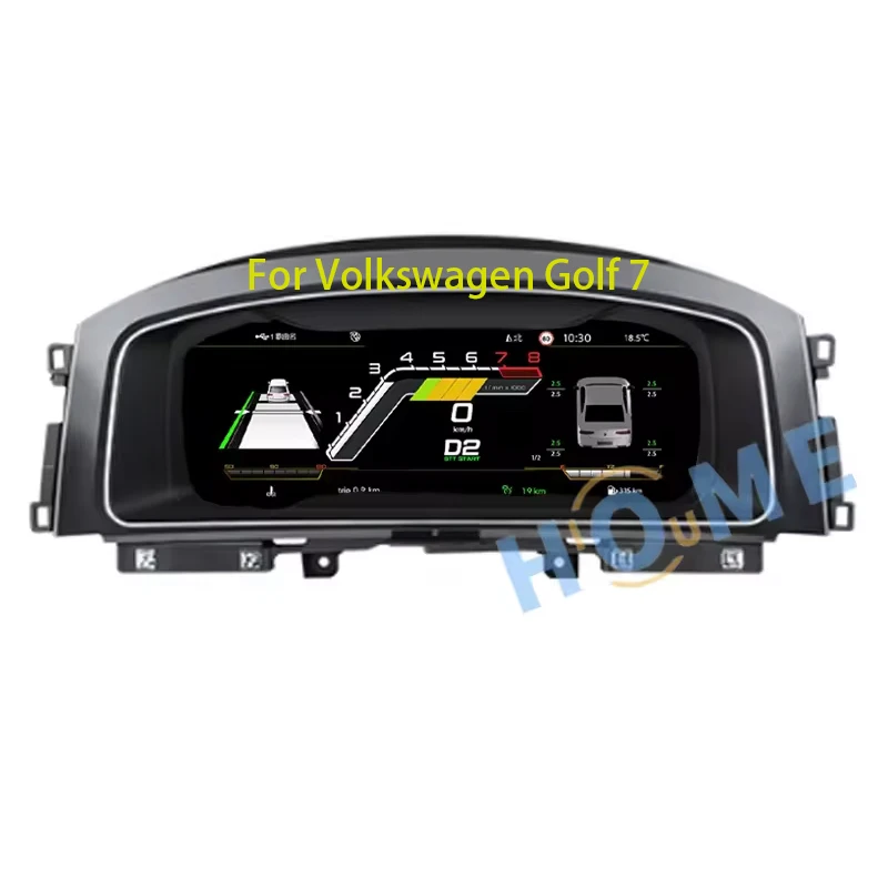 

Auto Electronics 12.5 "LCD Digital Dashboard for VW Golf7 R Golf7 MK7 GTi Passat B8 Virtual Cockpit Interior Modification Kit