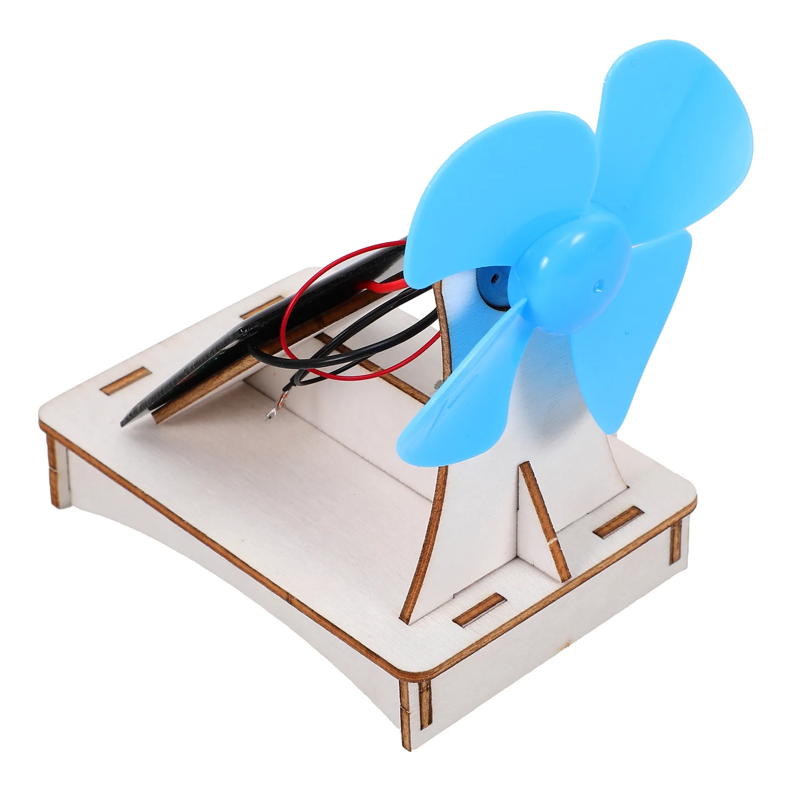 1 set 1 Set Wooden Experiment Kit Diy Solar Fan Assembly Educational For Kids Science Projects Classroom Learning Tools Kids Diy