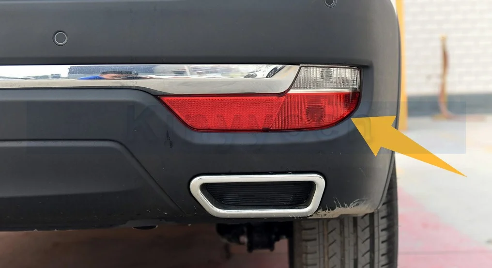 Car Tail Rear Bumper Fog Lamp Light For JAC Refine S3 2017-2018 Rear Reflectors Fog Lamp Warning Light