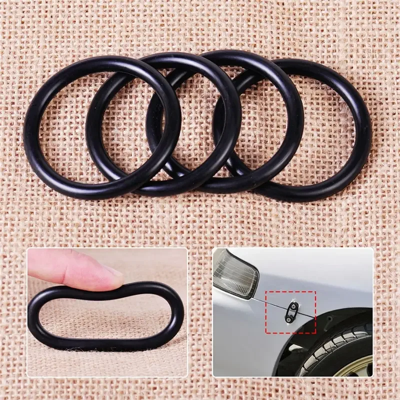 4Pcs  O-Ring Fastener Kit Rubber O-Ring Fastener Kit High Strength Bumper Quick Release Replacement