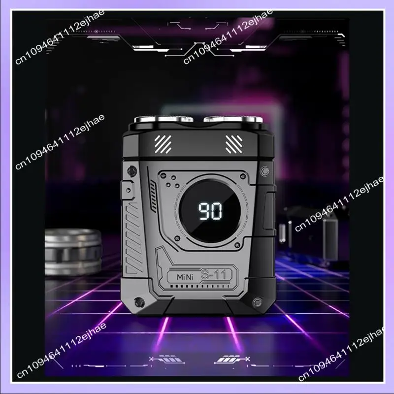 N83R ดิจิตอลจอแสดงผลมินิไฟฟ้าสมาร์ทเครื่องโกนหนวดในครัวเรือนที่มีประสิทธิภาพ Dual Blade Beard Trimmer เครื่องมือ 36Db สําหรับ Home & รถ