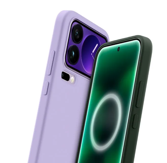حافظة حماية مغناطيسية من السيليكون السائل Xiaomi 17 Pro/Pro Max الرسمية الأصلية، رسوم متحركة مغناطيسية حصرية