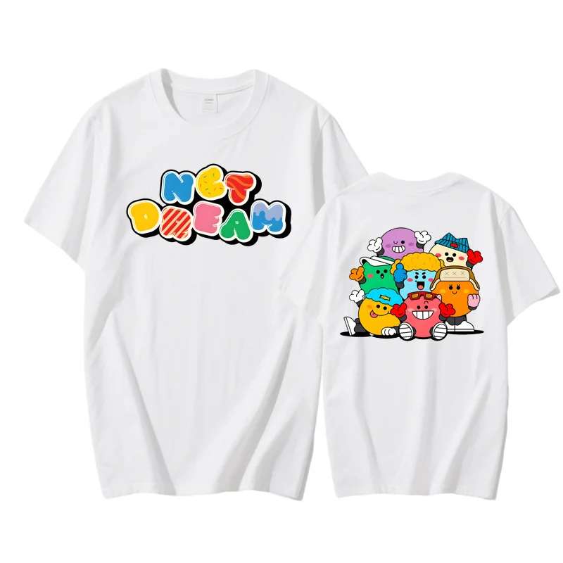 

NCT DREAM T Shirts Anime Print 100% Cotton Punk Tee-shirt Graphic Printing Cartoon Comic Camiseta Hombre O-neck Casual Tees