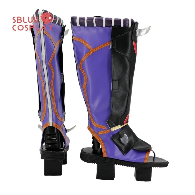 SBluuCosplay Genshin Impact Arataki Itto chaussures de Cosplay bottes sur mesure fête d'halloween