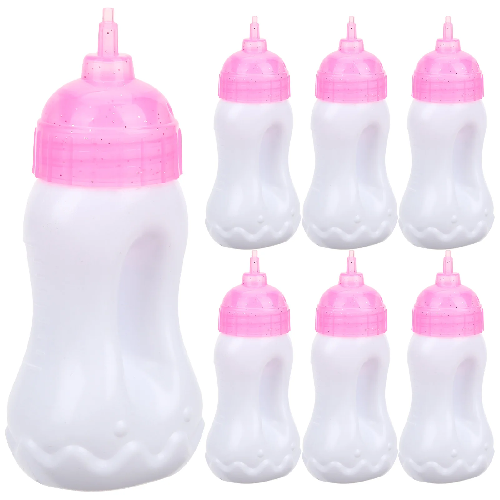 

10pcs Baby Bottles Miniature Milk Bottle Small Juice Bottle Infant Pacifier Baby Accessories