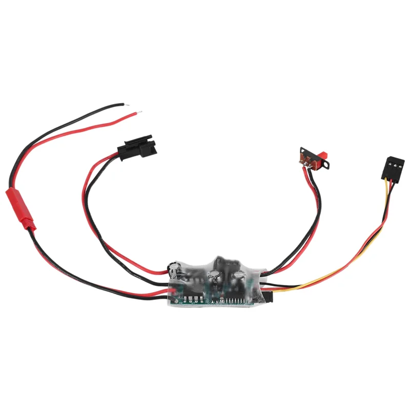 WPL C14 C24 C34 C44 B14 B24 B16 B36 1/16 RC 자동차 업그레이드 부품 액세서리 용 16A 브러시 ESC 속도 컨트롤러-[A17I]