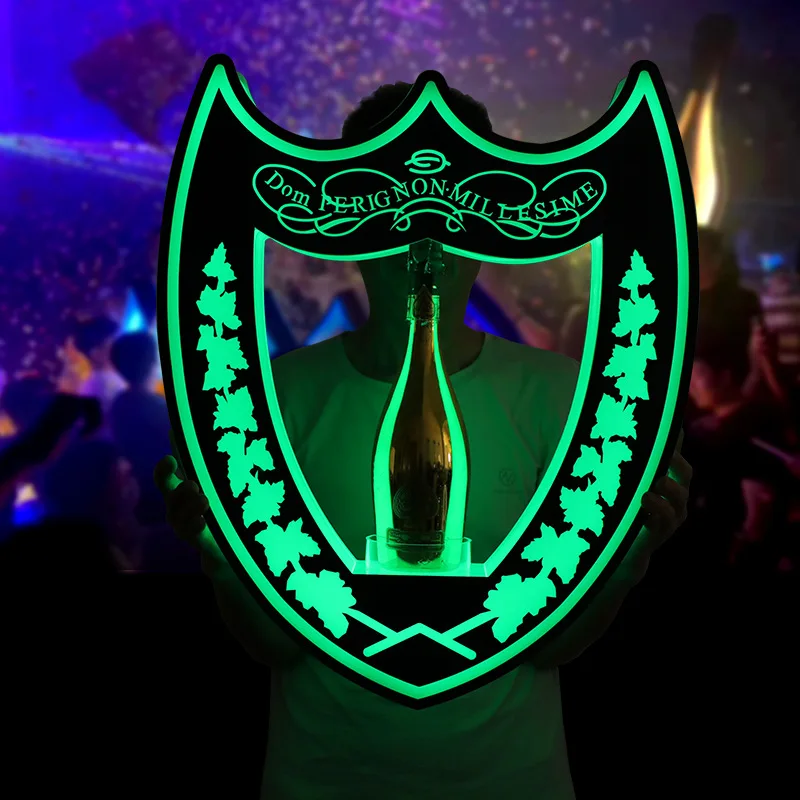 

Иностранное вино, шампанское, король, DOM Perignon, светящееся сиденье, акриловая подставка для бутылок, ручной реквизит