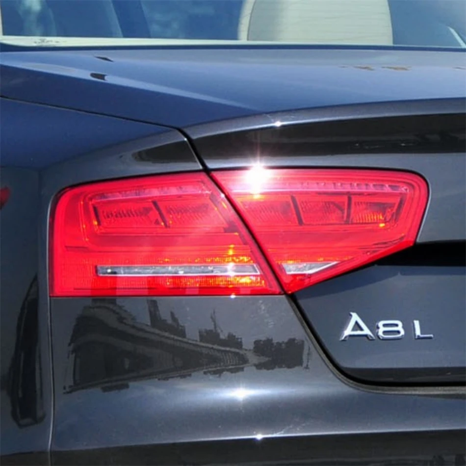 For Audi A8 A8L D4 2011 2012 2013 Vehicle Accessories Replacement Car Lights Shell Rear Fog Lights Car Taillight Cover