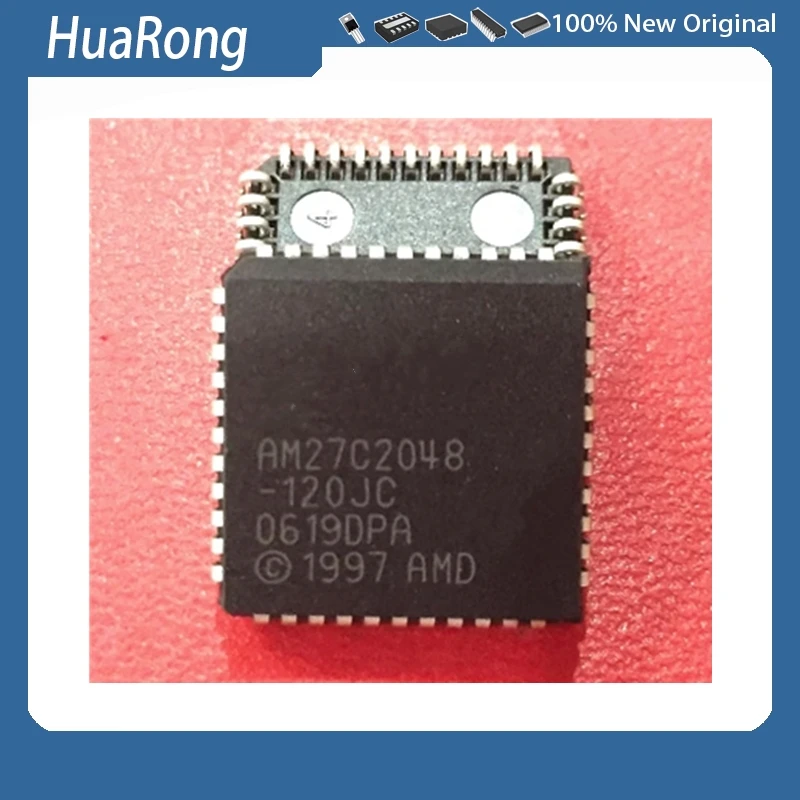 1Pcs/Lot AM27C2048-120JC AM27C2048 PLCC-44